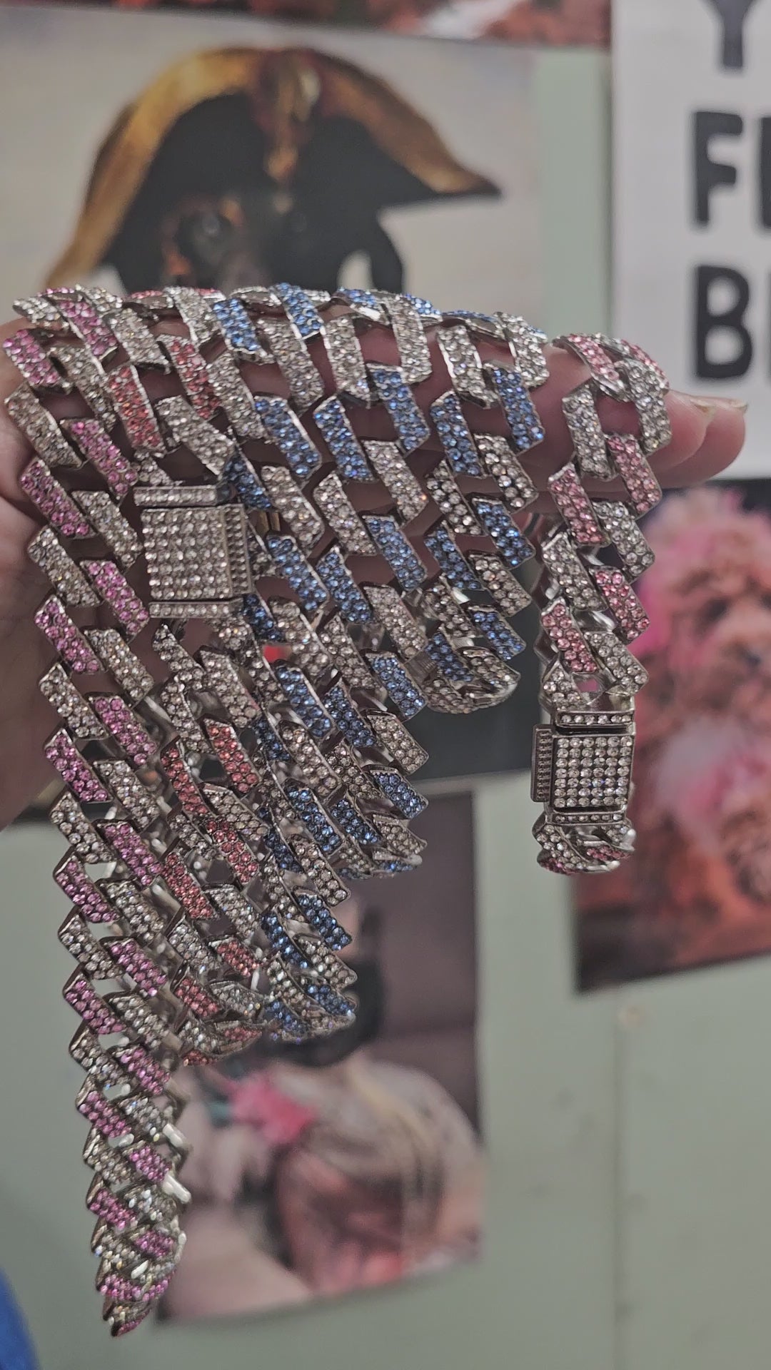 The Boss Dog Crystal Necklace
